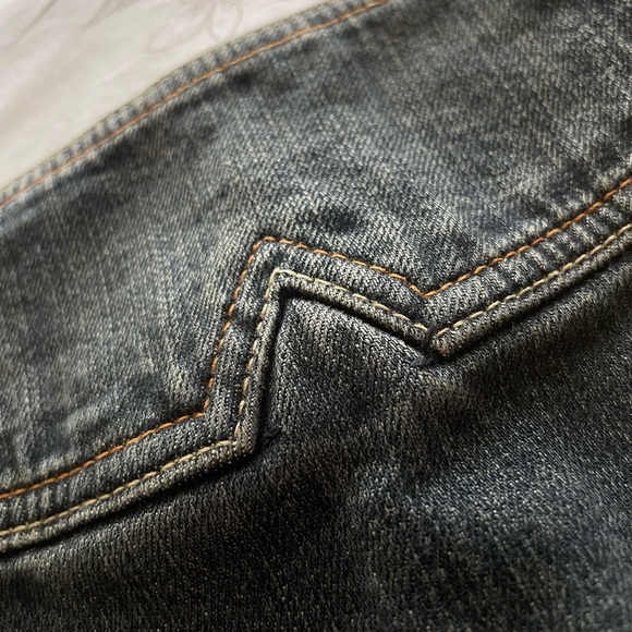 GAP Y2K Full Snap Denim Low Rise Mini Skirt 10 Cotton Pocketless Preppy Bratz - Picture 5 of 9